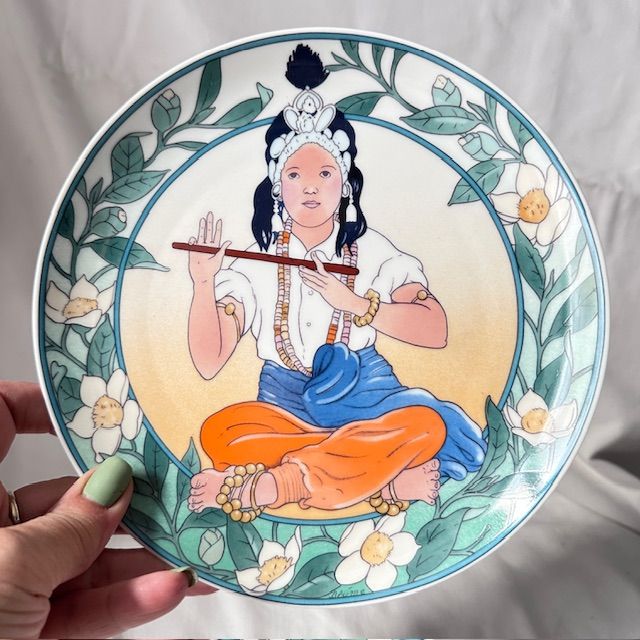 Тарелка Heinrich UNICEF Дети мира № 12 20 см фарфор Германия 