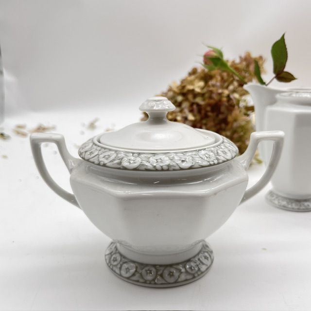 Сахарница Rosenthal Maria Classic Rose серый край 15 см Германия