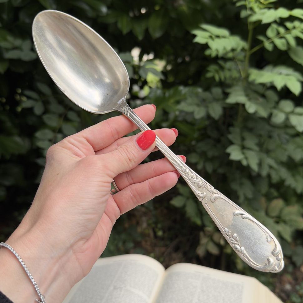 Царь ложка SFAM 27 см серебрение Франция