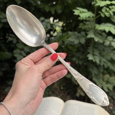 Царь ложка SFAM 27 см серебрение Франция