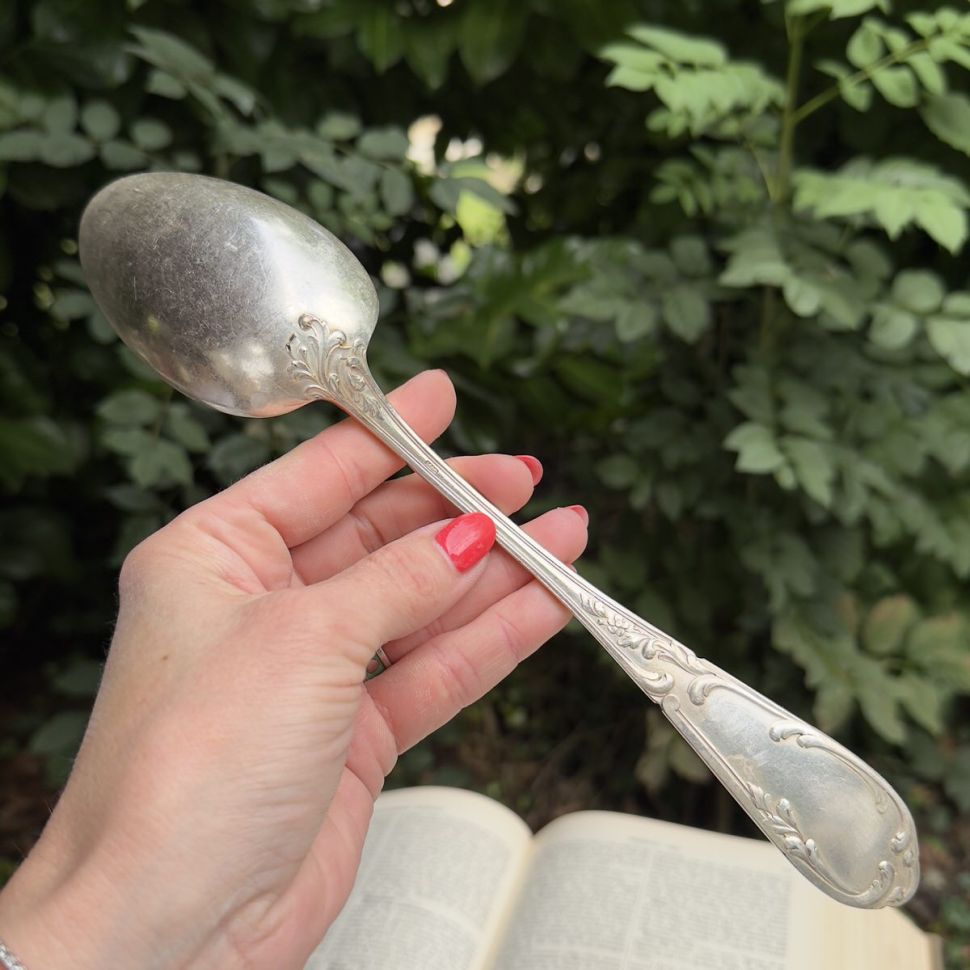 Царь ложка SFAM 27 см серебрение Франция