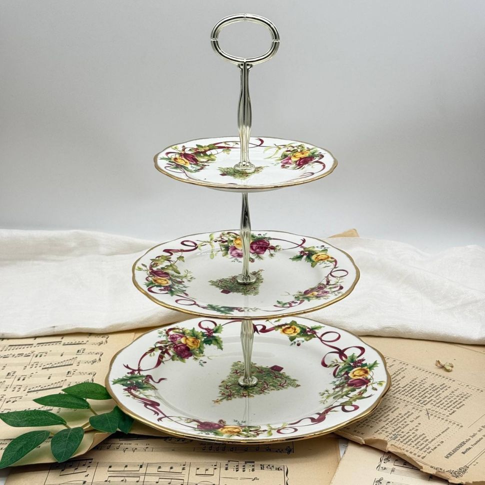 Менажница Royal Albert Old Country Roses Christmas Tree Англия