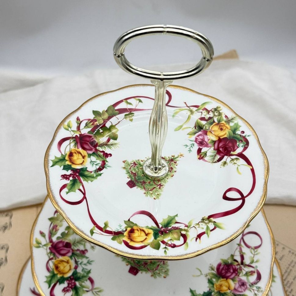 Менажница Royal Albert Old Country Roses Christmas Tree Англия