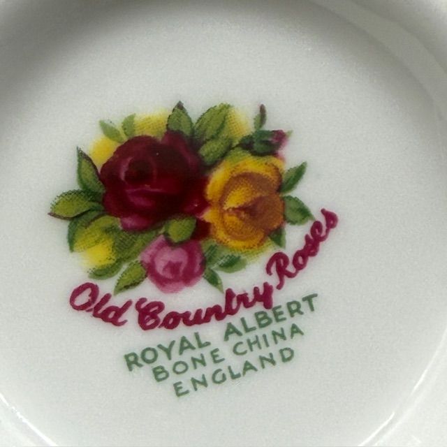Чайная пара с овальным блюдом Royal Albert Old Country Rose 200 мл Англия  