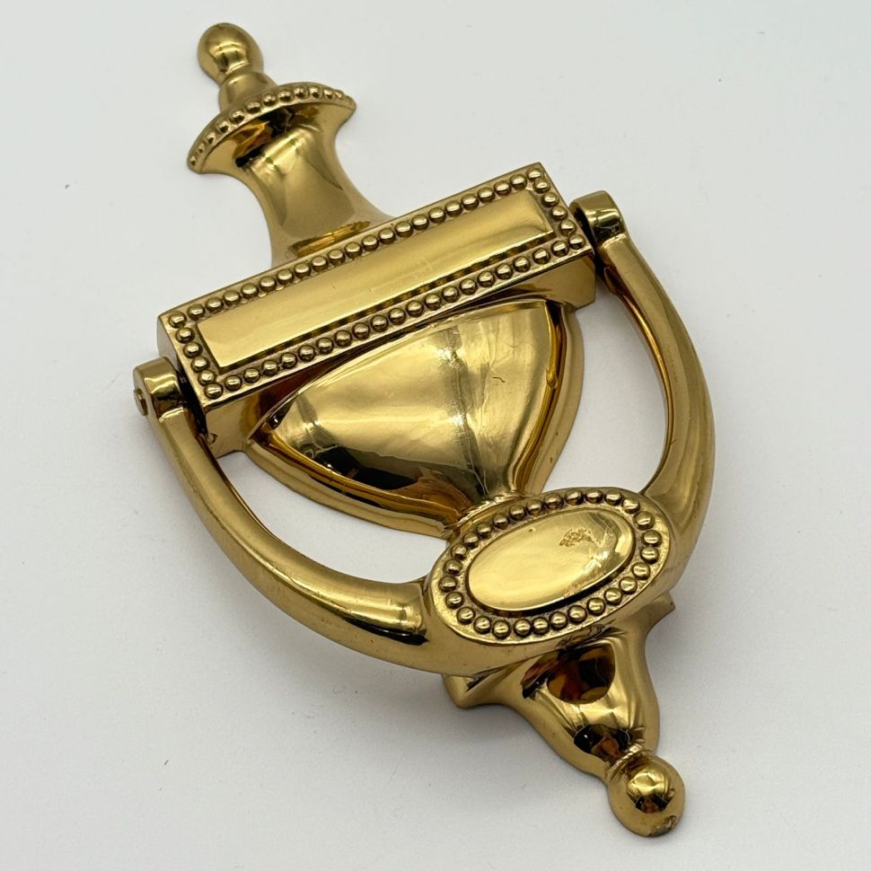 Дверной молоток 20 см Модерн латунь Португалия