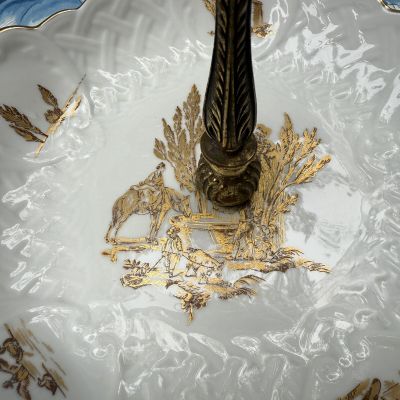 Менажница Limoges B.H. Cadeaux 21 см фарфор Франция        