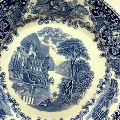 Тарелка Maastricht Petrus Regout Castillo 24 см Голландия