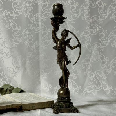 Подсвечник богиня Диана 32 см Veronese