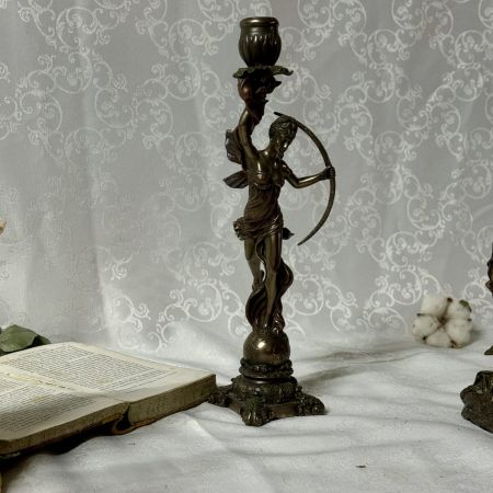 Подсвечник богиня Диана 32 см Veronese