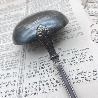 Половник 32 см серебрение Франция