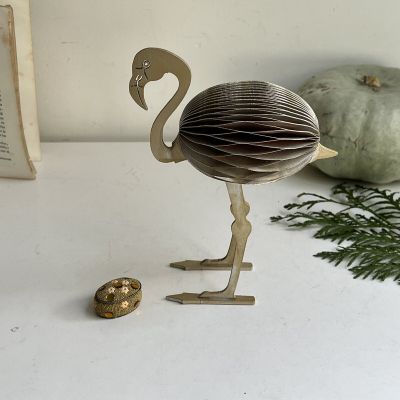 Статуэтка Фламинго 18 см дерево картон