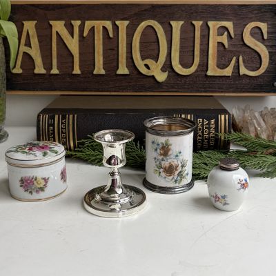 Шкатулка парфюмерная мушница 7 см фарфор