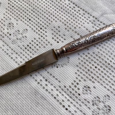 Нож Rein-Nickel 16 см сталь мельхиор Германия