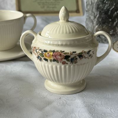 Сахарница Молочник Wedgwood Conway набор 2 предмета Англия 