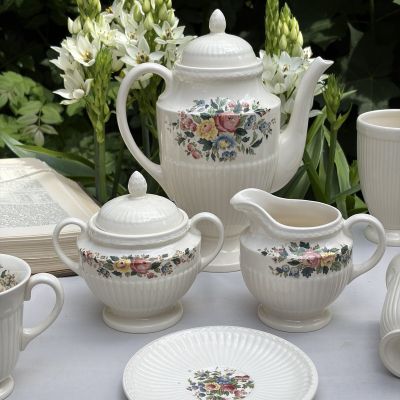 Сахарница Молочник Wedgwood Conway набор 2 предмета Англия 