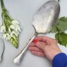 Лопатка сервировочная WISKEMANN 28 см серебрение мельхиор