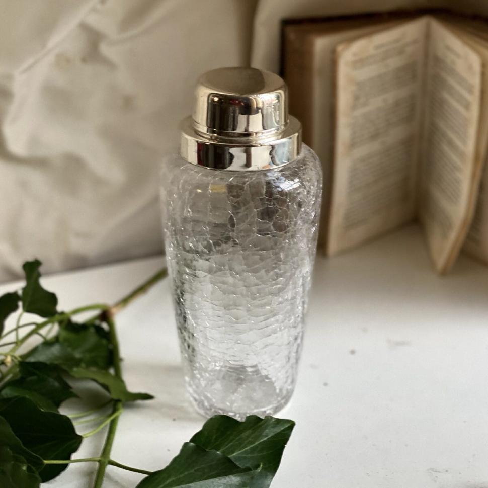 Шейкер 21 см стекло-кракелюр Германия