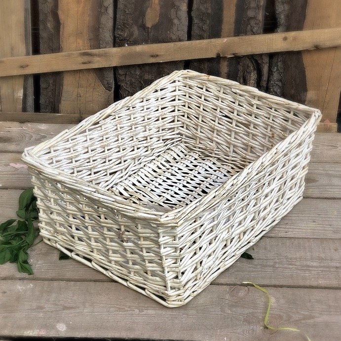 Корзина для белья белая