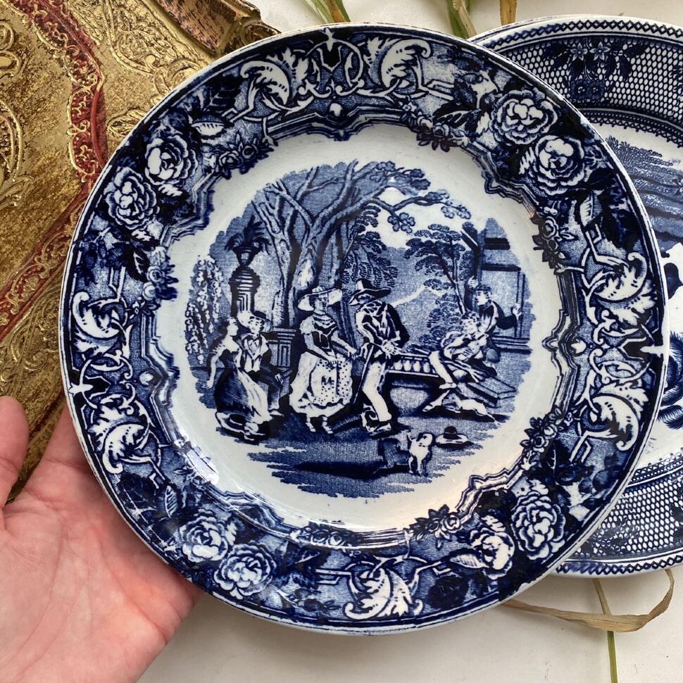 Тарелка 24 см Maastricht Petrus Regout 100 лет Голландия