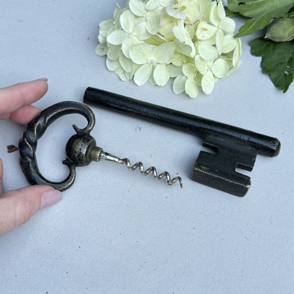 Штопор Ключ 19 см латунь чернение