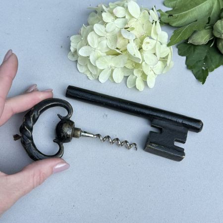 Штопор Ключ 19 см латунь чернение