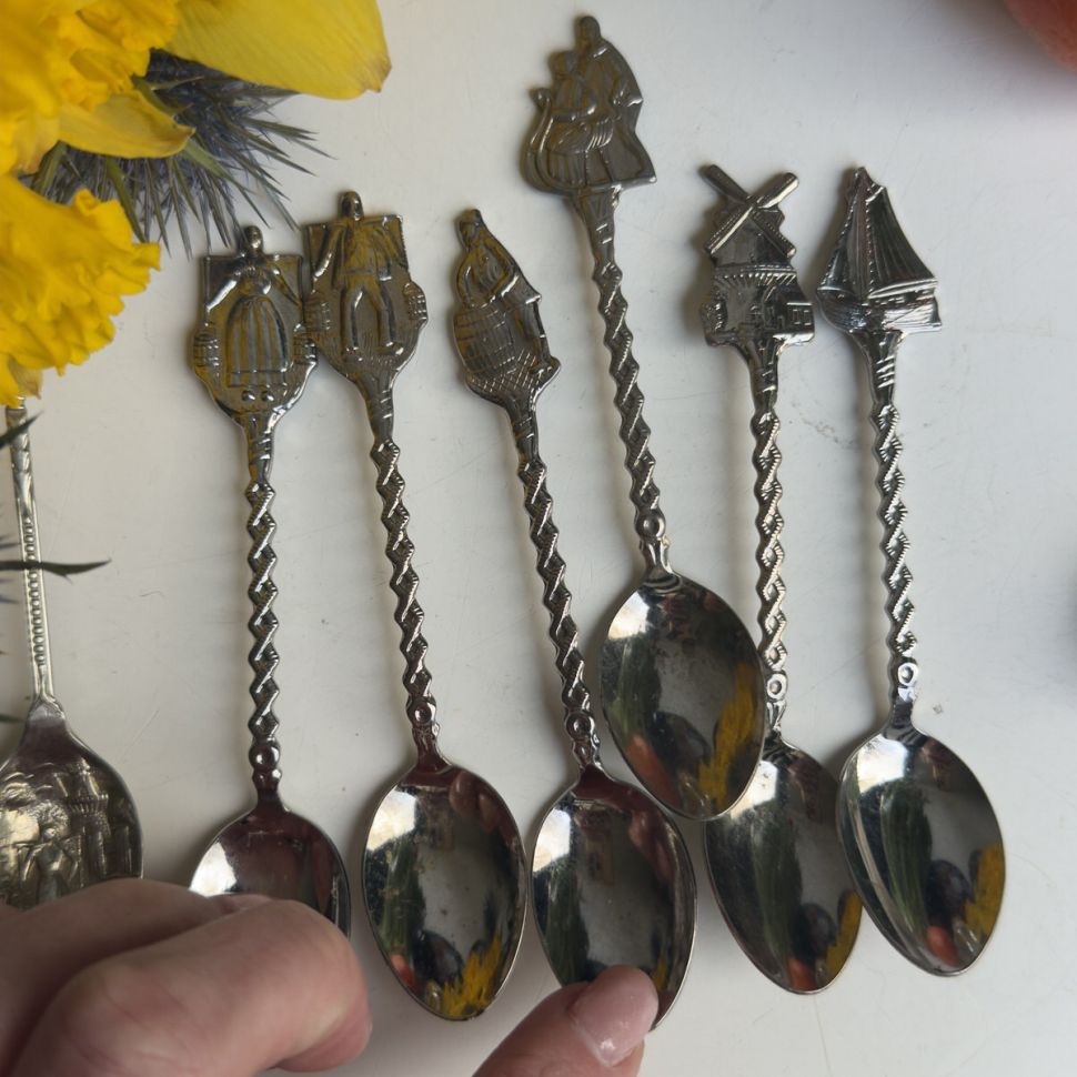 Ложка кофейная Novalux 12 см серебрение Голландия  