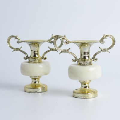 Подсвечник 7,5 см металл пластик