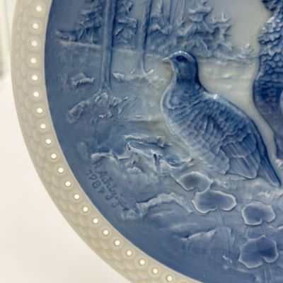 Тарелка панно Hutchenreuther 23 см Тетерев 1987 г Германия