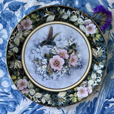 Тарелка Franklin Mint Royal Doulton Колибри 21 см