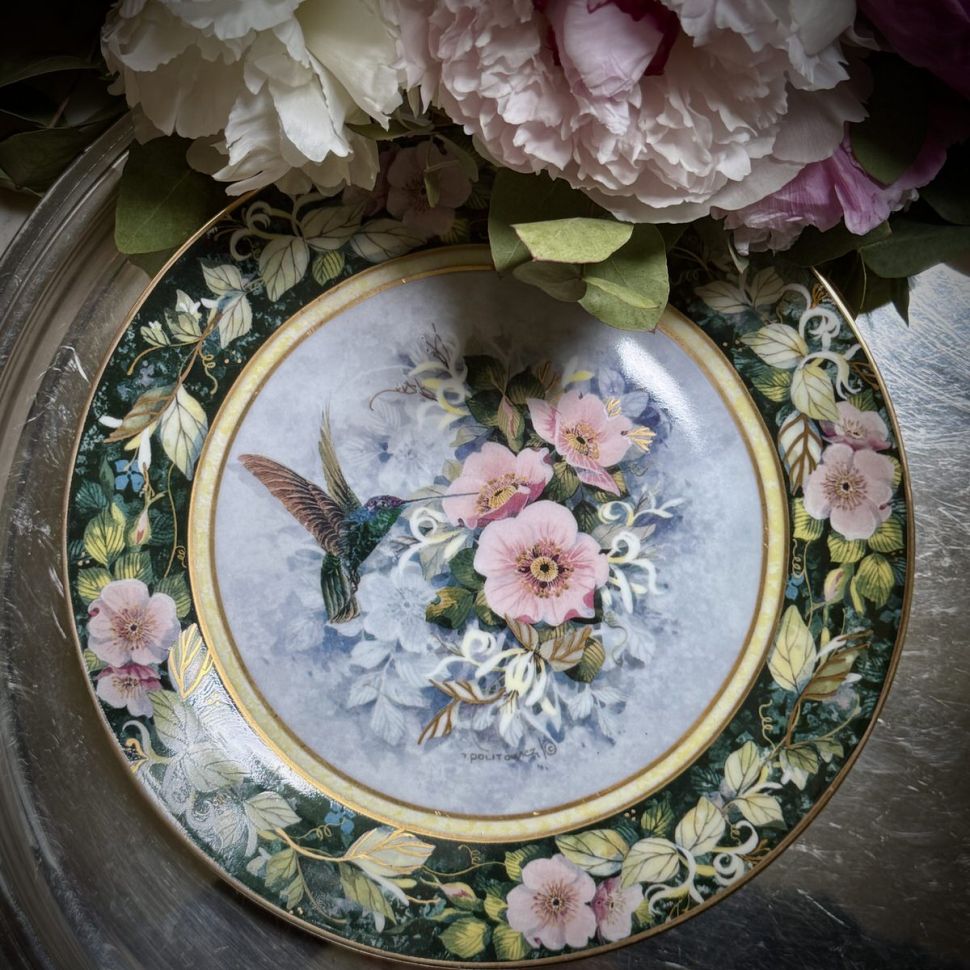 Тарелка Franklin Mint Royal Doulton Колибри 21 см фарфор Англия