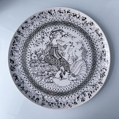 Тарелка Времена года Осень 35 см керамика Rosenthal Германия