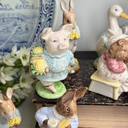 Статуэтка Beatrix Potter Little Pig Rabinson Beswick Англия 1948 г