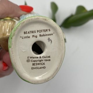 Статуэтка Beatrix Potter Little Pig Rabinson Beswick Англия 1948 г
