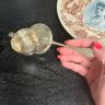 Ситечко для чая на подставке 9 см мельхиор серебрение Франция