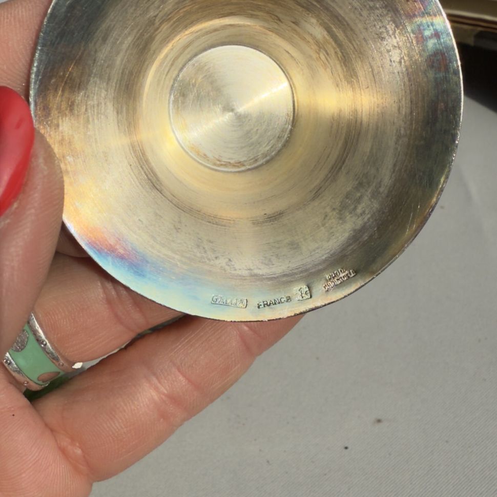 Креманка Christofle 9 см глубокое серебрение Франция