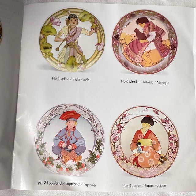 Тарелка Heinrich UNICEF Дети мира № 10 20 см фарфор Германия  