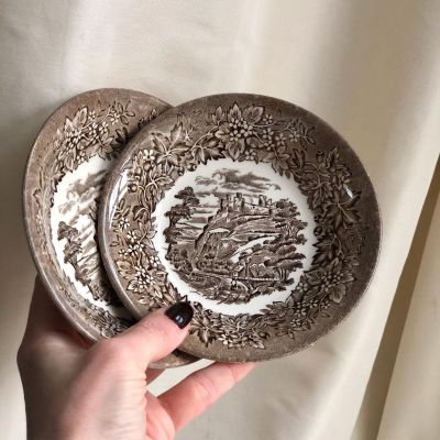 Миска розетка Staffordshire коричневая