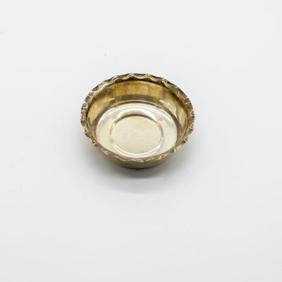 Чаша малая с волнистым краем, мельхиор