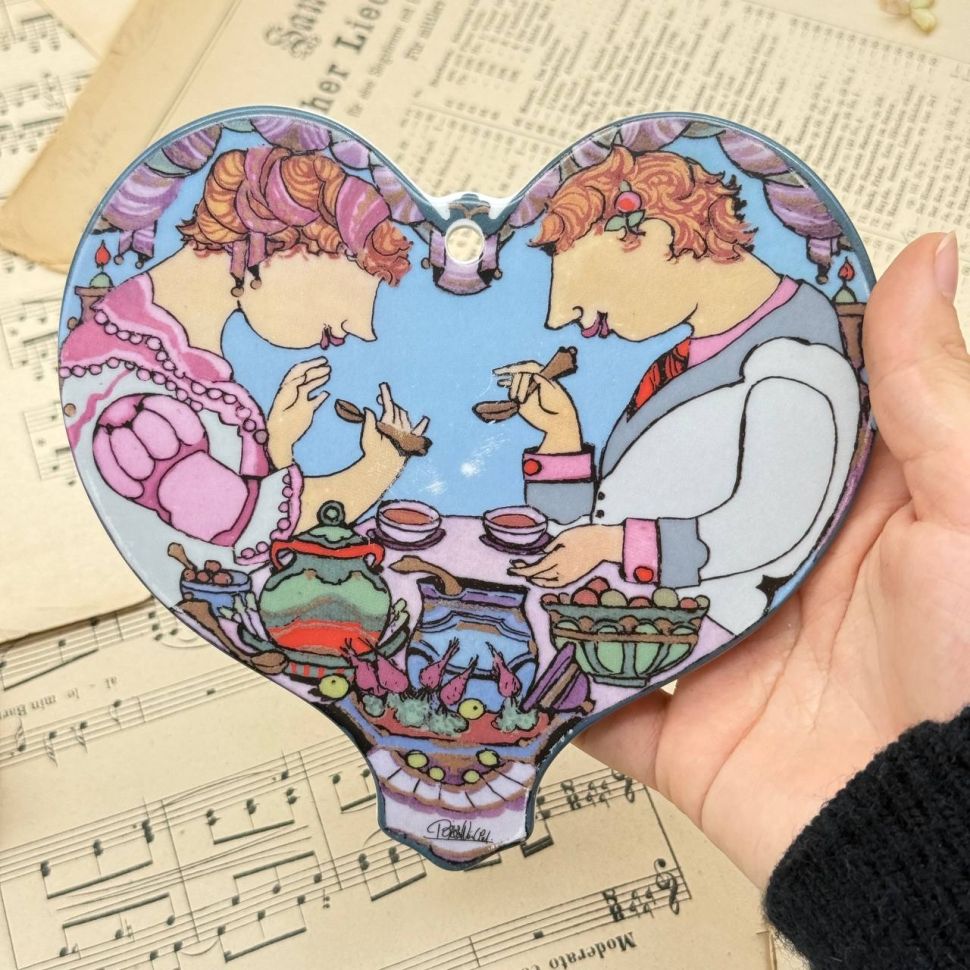 Панно подвес Rosenthal Сердце 18 см фарфор Германия