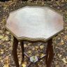 Столик старинный 78 см дерево латунь Франция