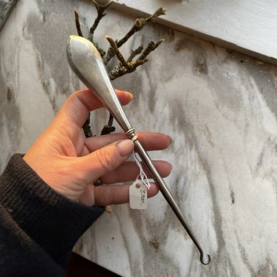Крючок для кодлера серебро и сталь 15