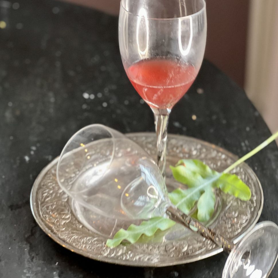 Бокал на витой ножке 450 мл хрустальное стекло Швеция