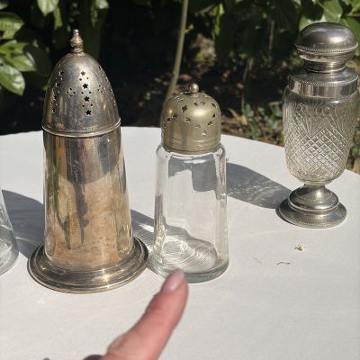 Сифтер 14 см сталь стекло