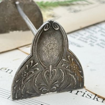 Подставка под сервировочный нож порт-куто 9 см мельхиор Франция 