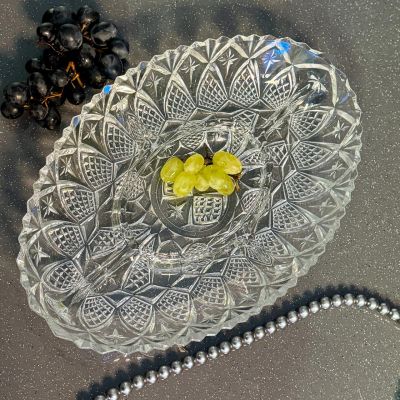 Менажница 32 см хрусталь Франция