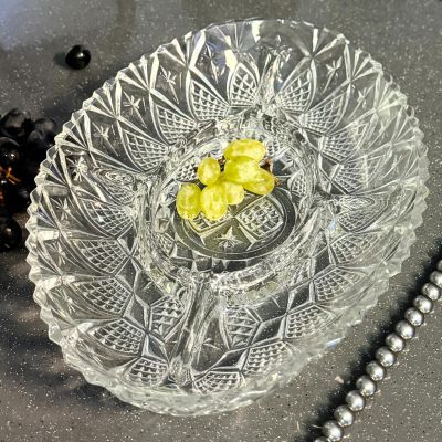 Менажница 32 см хрусталь Франция