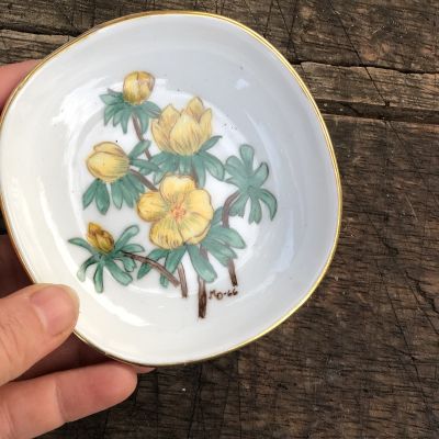 Розетка блюдце 10 см ручная роспись 