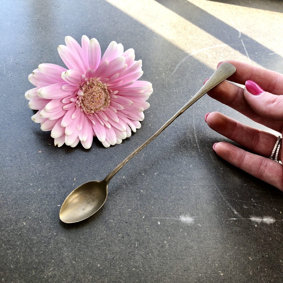 Ложка для латте латунная