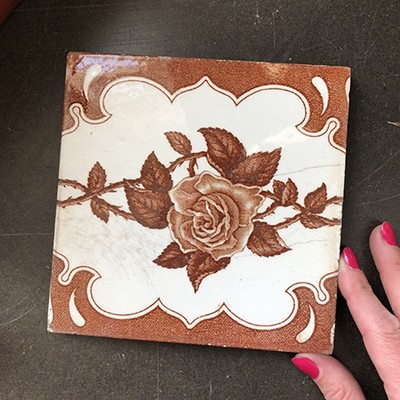Плитка изразец Роза