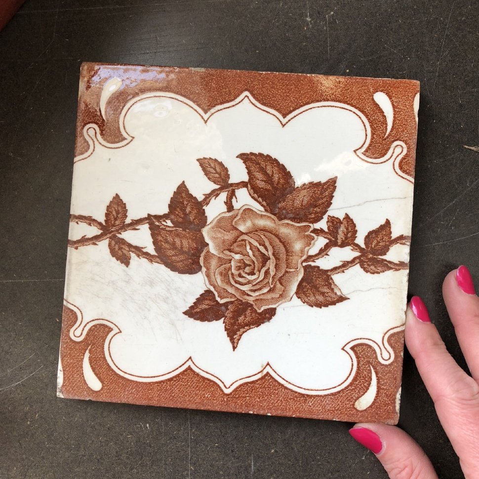 Плитка изразец Роза